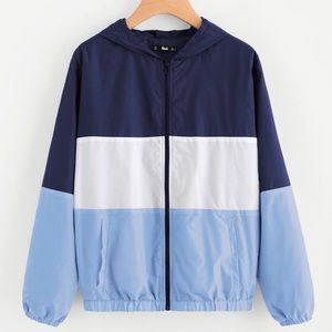 John Galt colorblock windbreaker